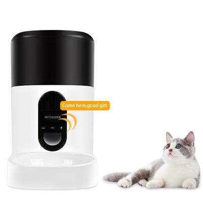 China Wifi Automatic Pet Feeder Pet Feeder Tuya Smart Mobile Phone App Remote Control for sale