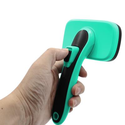 China Sustainable Professional Pet Tool and Grooming De-Shedding Brush Cleans and Desheds for Small Medium-Large Dogs and Cats for sale