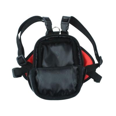 China Breathable Pet Backpack Outside Adjustable Multifunctional Walking Training Dog Bag With Leash Harness for sale