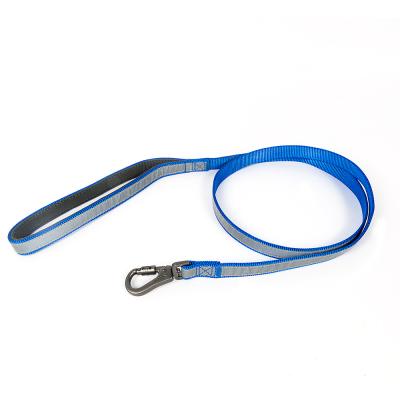 China Custom Reflective Nylon Premium Bungee Dog Leash 120cm Durable Handle Training for sale