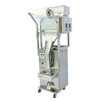 China Automatic Food Sealing 10-500G Double Back Weighing Platforms Stretching Seal Gasket Machine for sale