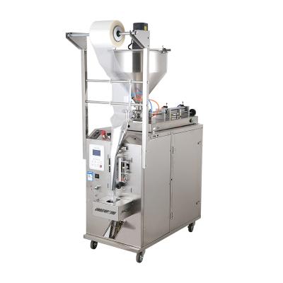 China Automatic 10-200g Food Sauce Packing Machine 3 Sides Filling Weighing Weighing Machine For Ketchup for sale