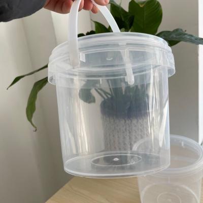 Cina 1L vasche imballaggio per popcorn Fairy Floss Food Bucket Vasche personalizzare GAP / ISO / FDA certificato in vendita