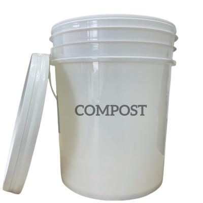 China Tool HDPE 20L Pail Plastic 5 Gallon Bucket with Lid Leak Proof and Durable from Bucket for sale