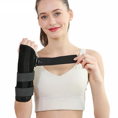 China Breathable Custom Adjustable Elasticity Wrist Support Gym Cotton Elastic Weightlifting Wrist Wraps for sale