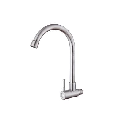 China Chinese Good Quality 304 Cold Faucet Stainless Steel Faucet With Clearance for sale