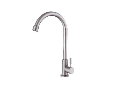 China Various Rust Protection Promotional Goods Using Single Kitchen Faucet 2021 Cold-in-wall Faucet for sale