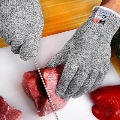 China Hand Protection Cut Resistant Gloves For Kitchen Wholesale 13G Food Class 5 Cut Resistant Gloves Kitchen for sale