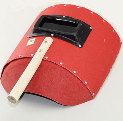 China Red Cheap Portable Welding Safety Semi-automatic Welding Industry Handheld Welding Mask for sale