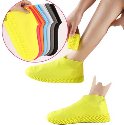 China Lightweight Reusable Water Resistant Silicone Rain Shoes Protector Outdoor Waterproof Anti-Slip Cover for sale