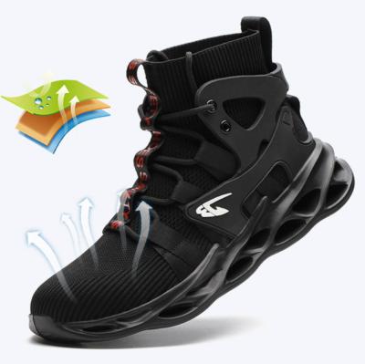 China Steel Toe Sport Rejects Safety Light Safety Shoes Industrial Black Steel Wear Resistant Sports Boots for sale