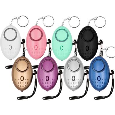 China ABS Women Security Alarm Self-defense Alarm Key Chain 130db Personal Security Alarm for sale