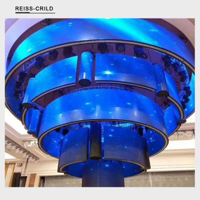 China Low Attenuation Flexible LED Display Panels Large Viewing Angle High Uniformity for sale