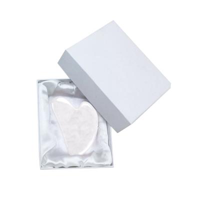 China Original Custom Jade Gua Sha Tool Body Factory Price Gua Sha White Body And Face Massager Jade Stone Gua Sha With Box for sale