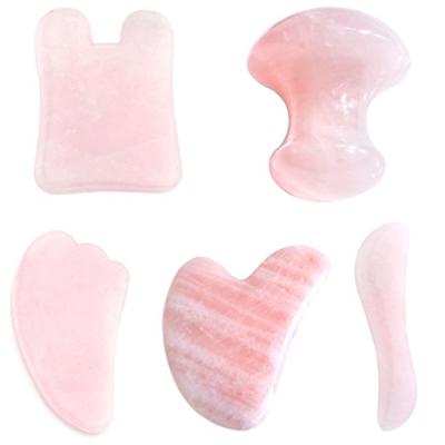 China Premium Anti Aging Real Body Mushroom Jade Gua Sha Tool, Rose Quartz Mushroom Gua Sha Natural Jade Roller for sale