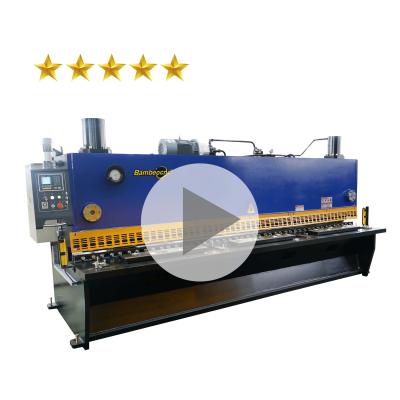 China Building Material Stores QC12K 6x3200 Hydraulic Guillotine Shear Machine With CE for sale