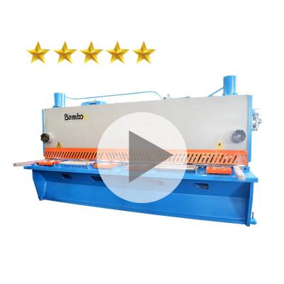 China Building Material Shops 10*4000mm Hydraulic Guillotine Shearing Machine for sale