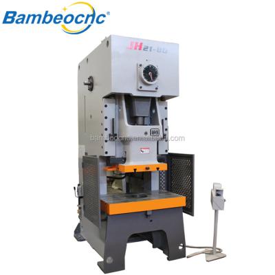 China Building Material Shops Aluminum Foil Food Container Making Machine/c Gap Pneumatic Punching Machine JH21 for sale