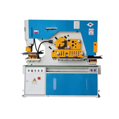 China Professional Hydraulic Combo Sheet Metal Locksmith Punching Machine Iron Hydraulic Worker 55 Ton for sale