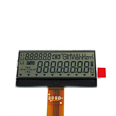 China Outdoor enegy saving power supply 3.01 inch LCD screen display Transflective Tn Gray Film 7 segment lcd display for sale