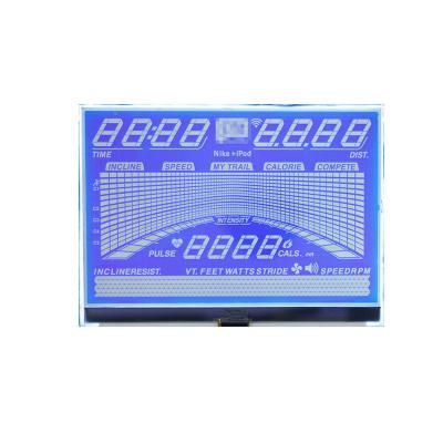 China Power Inch 7 Segment Lcd Display Vdd 8.6V Thickness 1.1Mm/0.7Mm/0.55Mm Stn Outdoor enegy Saving Glass Blue Glass Display energy 5.48 for sale