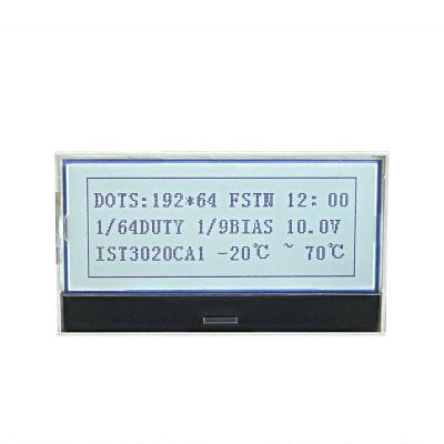 China Water Meter / Thermostat / Other Meters Customized Dot Matrix Display 192*64 3.30 Inch LCD Display For Thermostat for sale