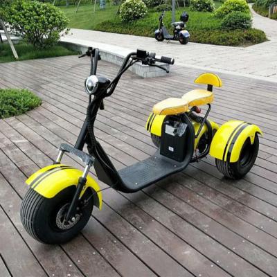 China Seat 3wheel 1500W/2000W Double Ferris Wheel Citycoco With Removable Battery for sale