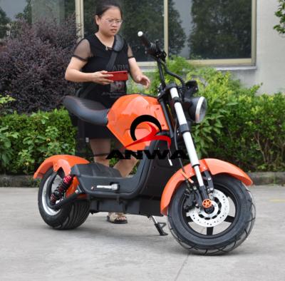 China 2020 Double Seat Chinese Adult Electric Fat Chopper Motorcycle Scooter 1500w Bike Kit for sale