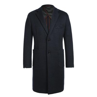 China Luxurious Fit Breathable Thin Blazer Style Formal Coat Single Breasted Epsom Blend Wool Coat Long Tailored Fit for sale