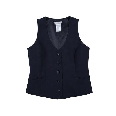 China 100%wool Airline Mens Stewardess Vest Stewardess Pilot Unimorms Vest Uniforms For Airline For Mens Wool for sale