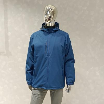 China Custom Navy Color Mens Hooded Anorak Cool Windproof Jacket Waterproof Custom Logo Men for sale