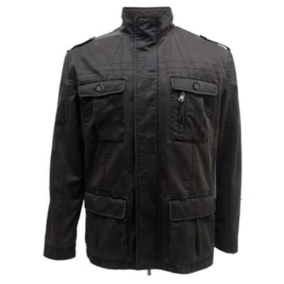 China Anti-Wrinkle Wholesale Mens Fashion Jacket Leather Winter Waxed Cotton Jacket for sale