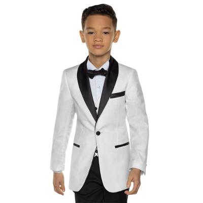 China Formal Boys Tuxedo Ivory Suit Classic Baby Boys Formal Blazer Dinner Customized 1-5 Pieces Wedding Suits for sale