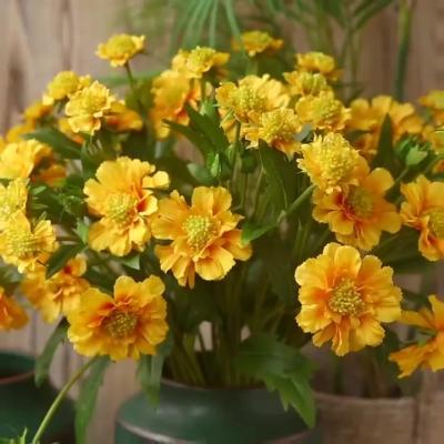 China Daisy Silk Affordable Home Artificial Flower Hotel Decoration Artificial Plastic Flower for sale