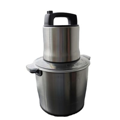 China High Yield 10L Stainless Steel Electric Food Processor Chopper Automatic Mincing Machine Quiet Food Chopper 2 Speeds for sale