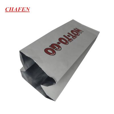 China Custom Printed Aluminum Foil Disposable Greaseproof Insulation Doner Kebab Kebab Bags for sale