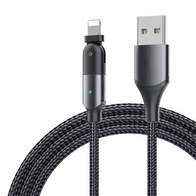 China Wholesale Speed ​​Wholesale Price Swivel L-Shape 2.4A Support Logo USB Data Cable Fast Charging Printing For IOS System For iPhone for sale