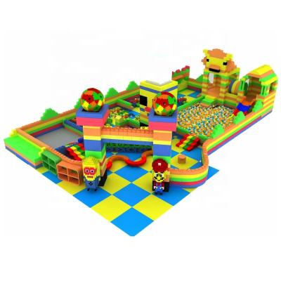 China Non-Toxic Custom PPE Building Brick Indoor Playground For Kids for sale