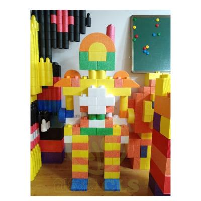 China Kids playground safety building block toxic and safe commercial toy for sale for sale