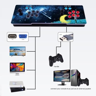 China 2021 Arcade Game Console Bestselling Acrylic+metal Amazon Product 2players Home Game Console Integrated 2021 Games 8000 for sale