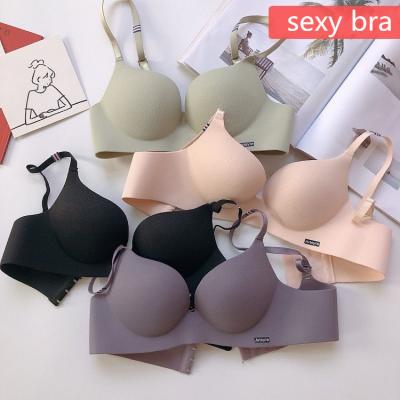 China New design sexy women's underwear women's seamless bra no wire push up underwear student girl breathable sexy bras for sale