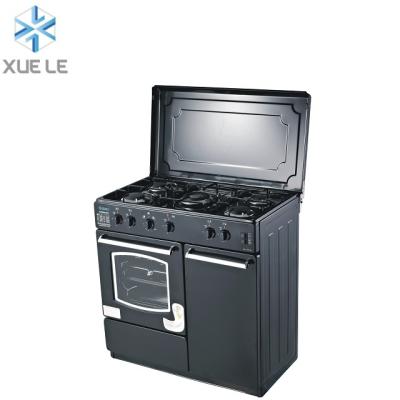 China Aluminum 5 Burners Full Non Gas Standing Gas Stove for sale