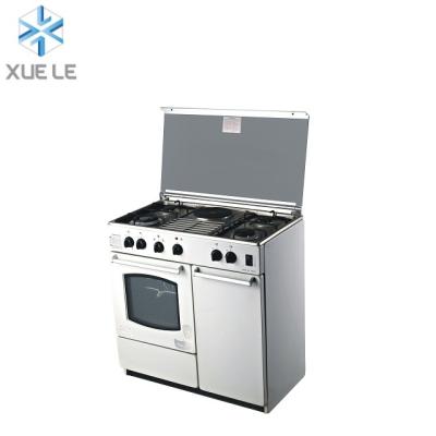 China Hot Sales Convection In Africa Metal Cover 4 Burners And 1 Hot Plate Gas Oven Gas Stove for sale