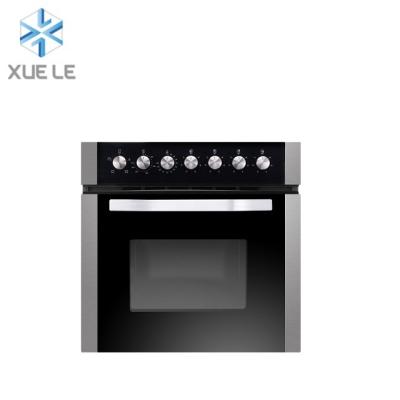 China Stainless Steel 60*60cm Electric Full 80L Built In Oven With Cook Top for sale