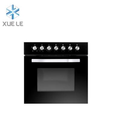 China Stainless Steel+glass 60*60 cm 80L full electric built in oven for sale