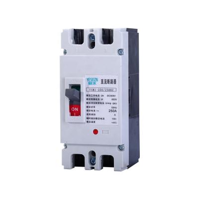 China 500Voltage Mccb DC Mccb 2P 125A 200A 250A DC Cast Case Circuit Breaker For 20KA Solar System for sale