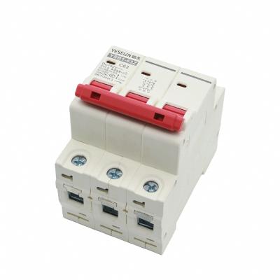 China CQC Certificate 750V 6A 63A To DC Mcb 3Pole DC Miniature Circuit Breaker 4.5KA for sale