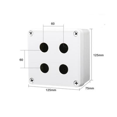 China Waterproof Junction Box ABS Plastic Outdoor Button Box Power Button Box Dustproof Sealed Box for sale