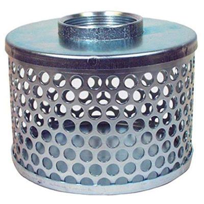 China Air Round Hole Suction Strainers, Plated Steel, 2