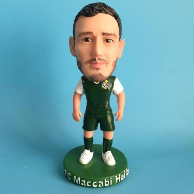 China Europe Custom Plastic Plastic Toys Soccer Player Sports Figures for sale